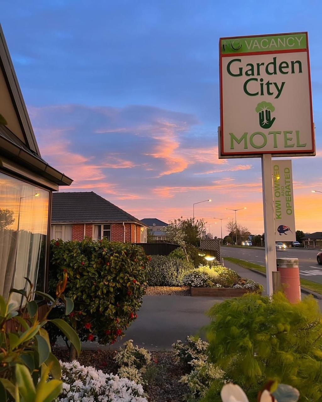 כרייסטצ'רץ' Garden City Motel מראה חיצוני תמונה